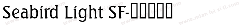 Seabird Light SF字体转换